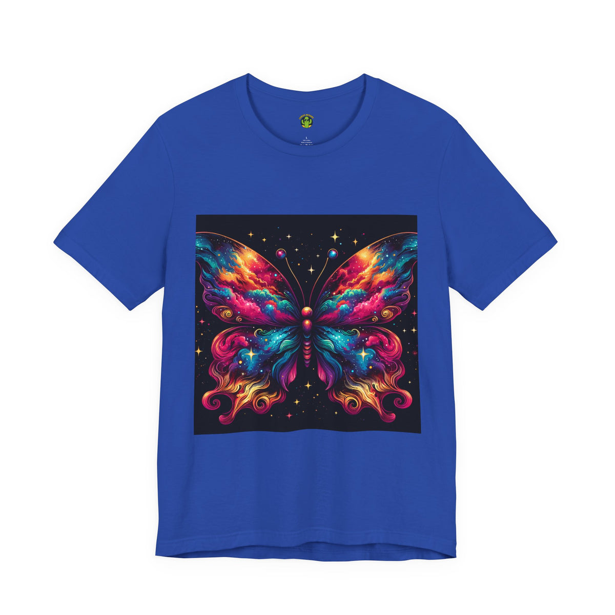 Vibrant Butterfly Art Tee | Colorful Graphic Top, Butterfly Lover