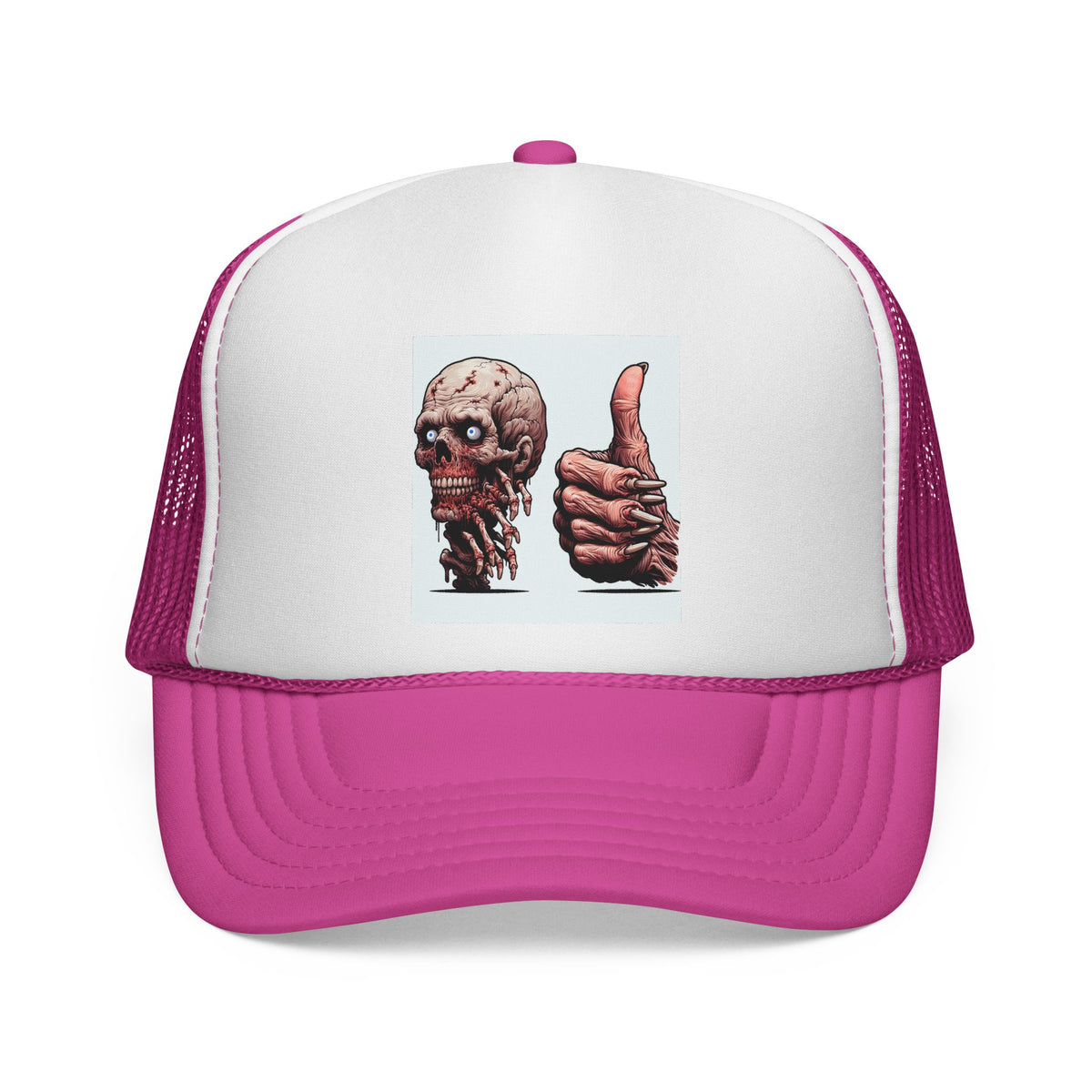 Thumbs Up Skeleton Cap, Statement Accessory