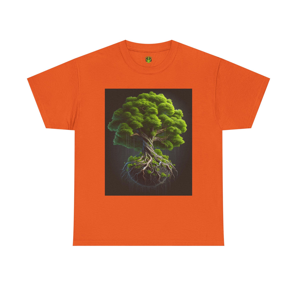Eco-Friendly Unisex Heavy Cotton Tee - Tree of Life Design