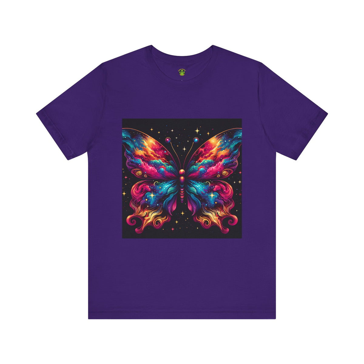 Vibrant Butterfly Art Tee | Colorful Graphic Top, Butterfly Lover