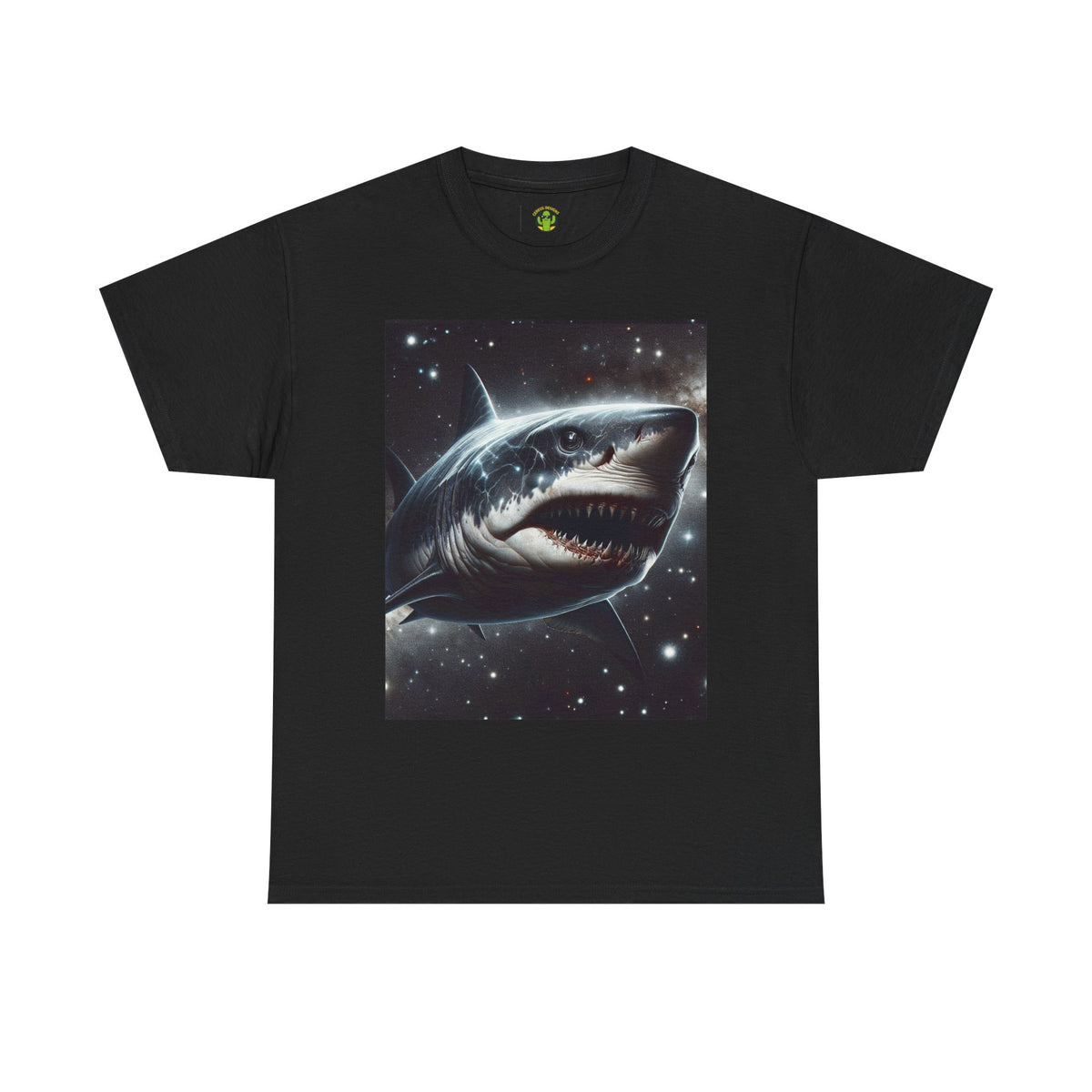 Shark Graphic Unisex Heavy Cotton Tee - Bold Ocean Vibes