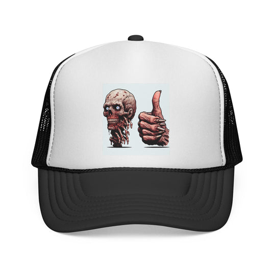 Thumbs Up Skeleton Cap, Statement Accessory