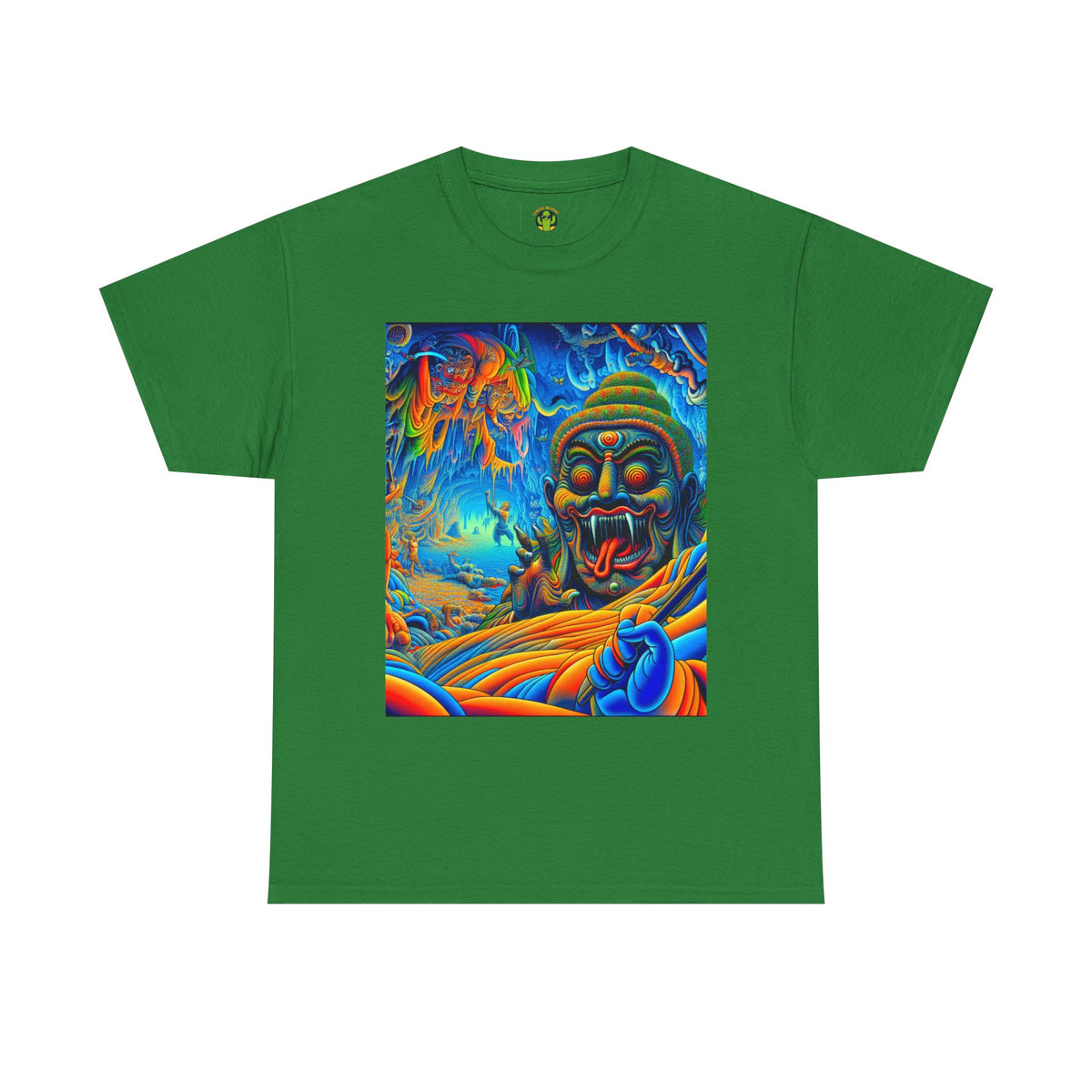 Vibrant Graphic Tee with Unique Art, Casual Wear, Gift for Art Lovers