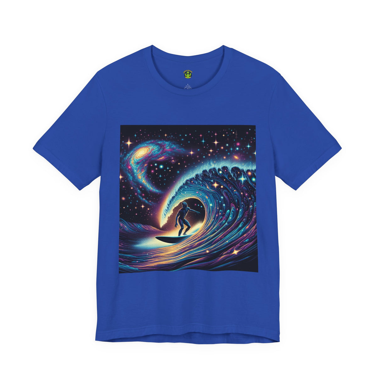 Cosmic Wave Tee Graphic Tee, Galaxy Art T-Shirt