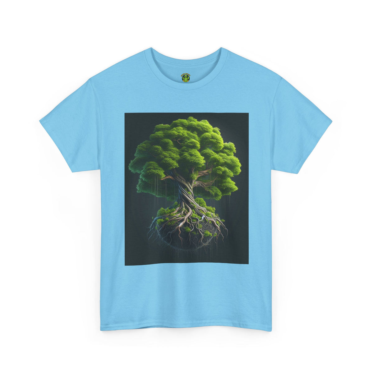 Eco-Friendly Unisex Heavy Cotton Tee - Tree of Life Design