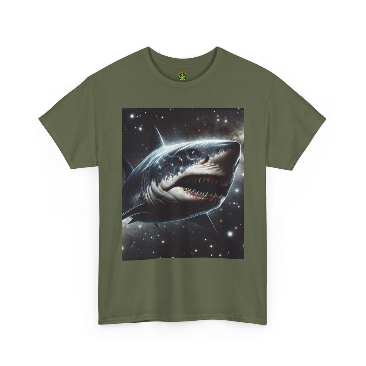 Shark Graphic Unisex Heavy Cotton Tee - Bold Ocean Vibes