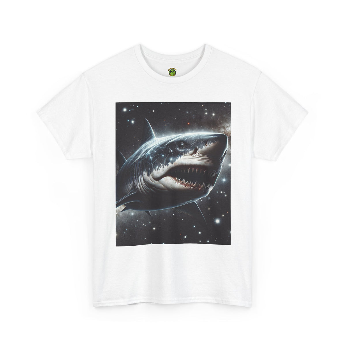 Shark Graphic Unisex Heavy Cotton Tee - Bold Ocean Vibes