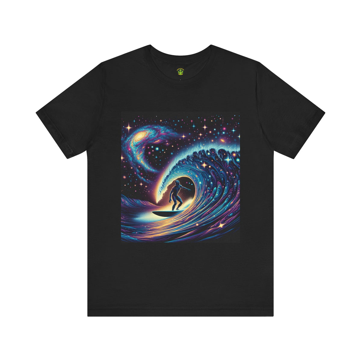 Cosmic Wave Tee Graphic Tee, Galaxy Art T-Shirt