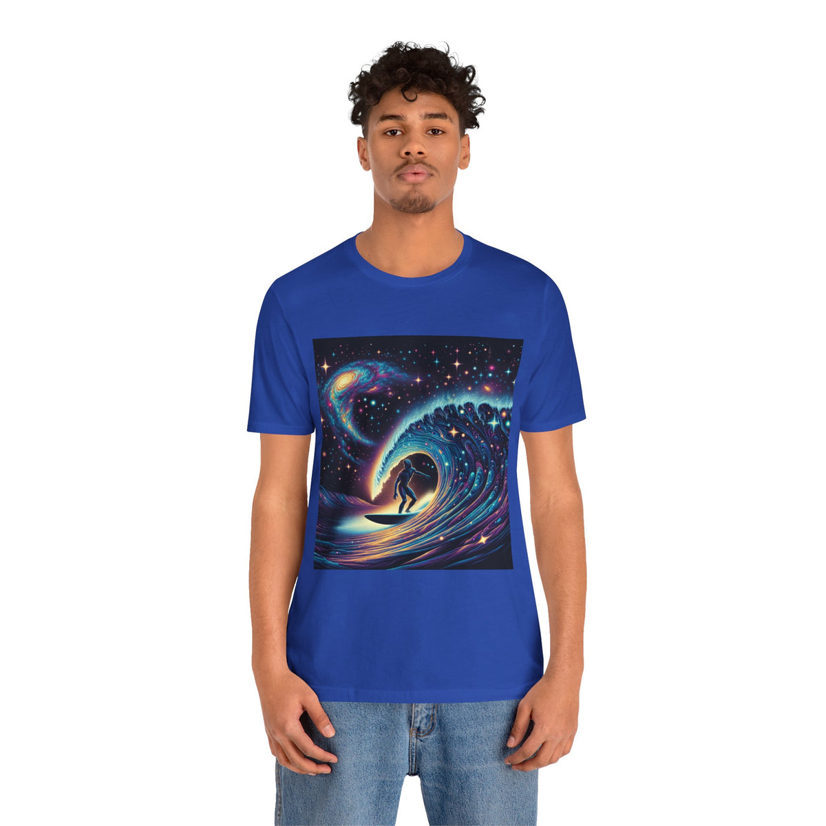 Cosmic Wave Tee Graphic Tee, Galaxy Art T-Shirt