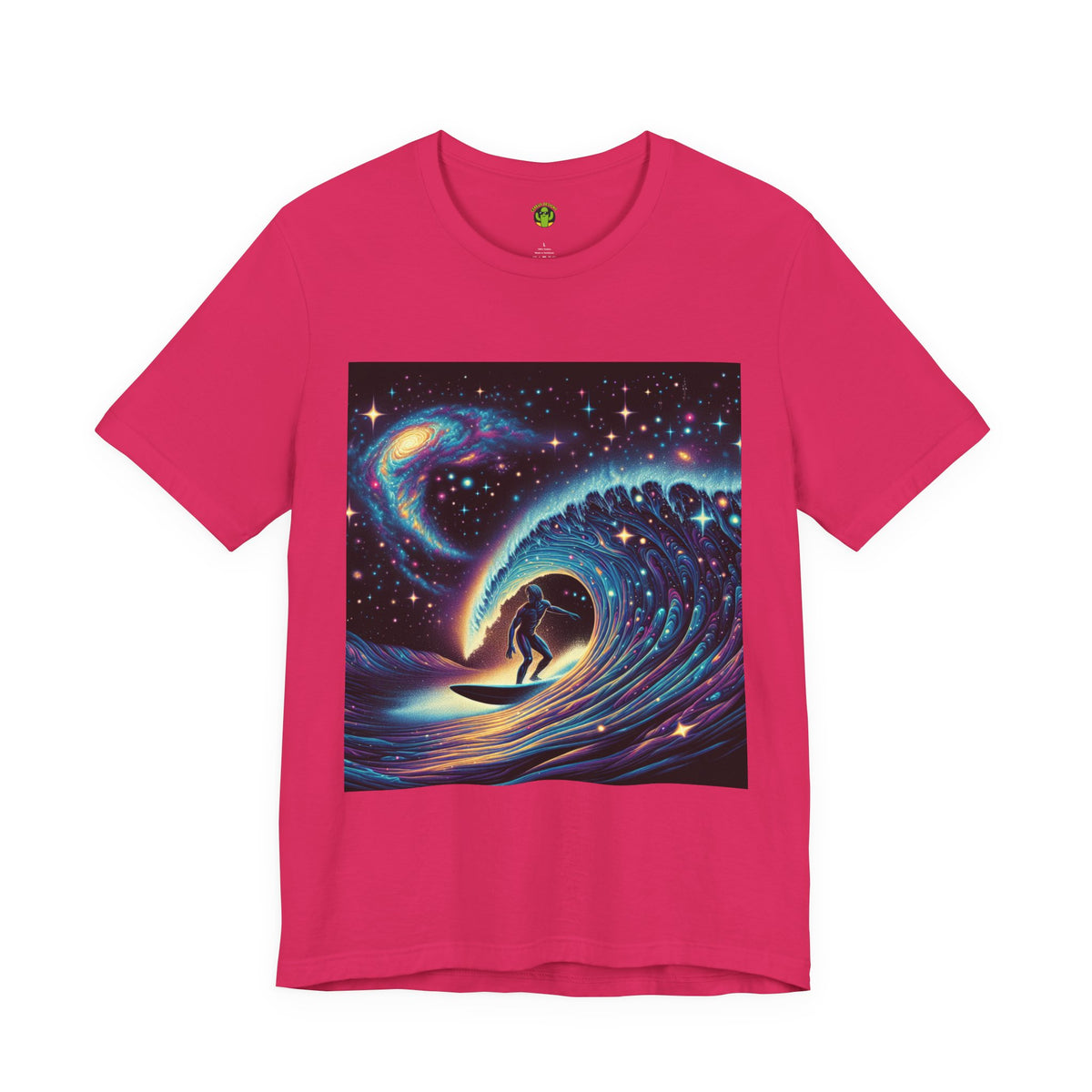 Cosmic Wave Tee Graphic Tee, Galaxy Art T-Shirt