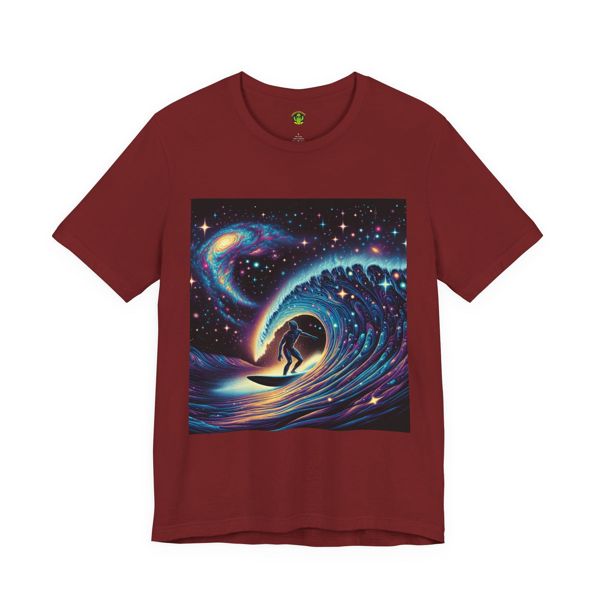 Cosmic Wave Tee Graphic Tee, Galaxy Art T-Shirt
