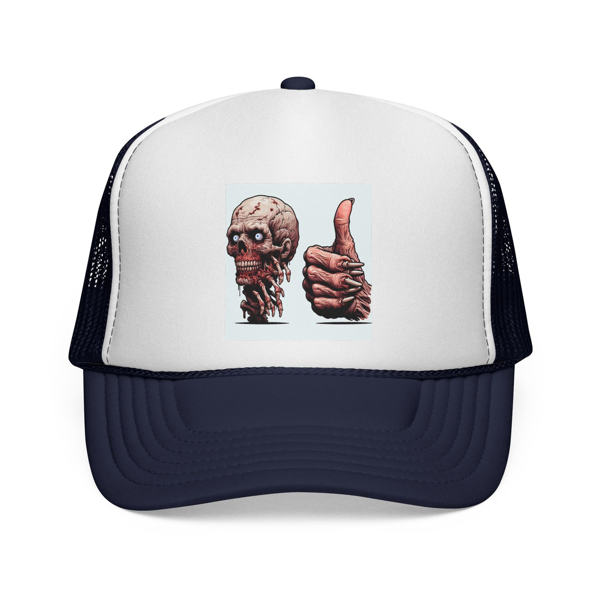 Thumbs Up Skeleton Cap, Statement Accessory