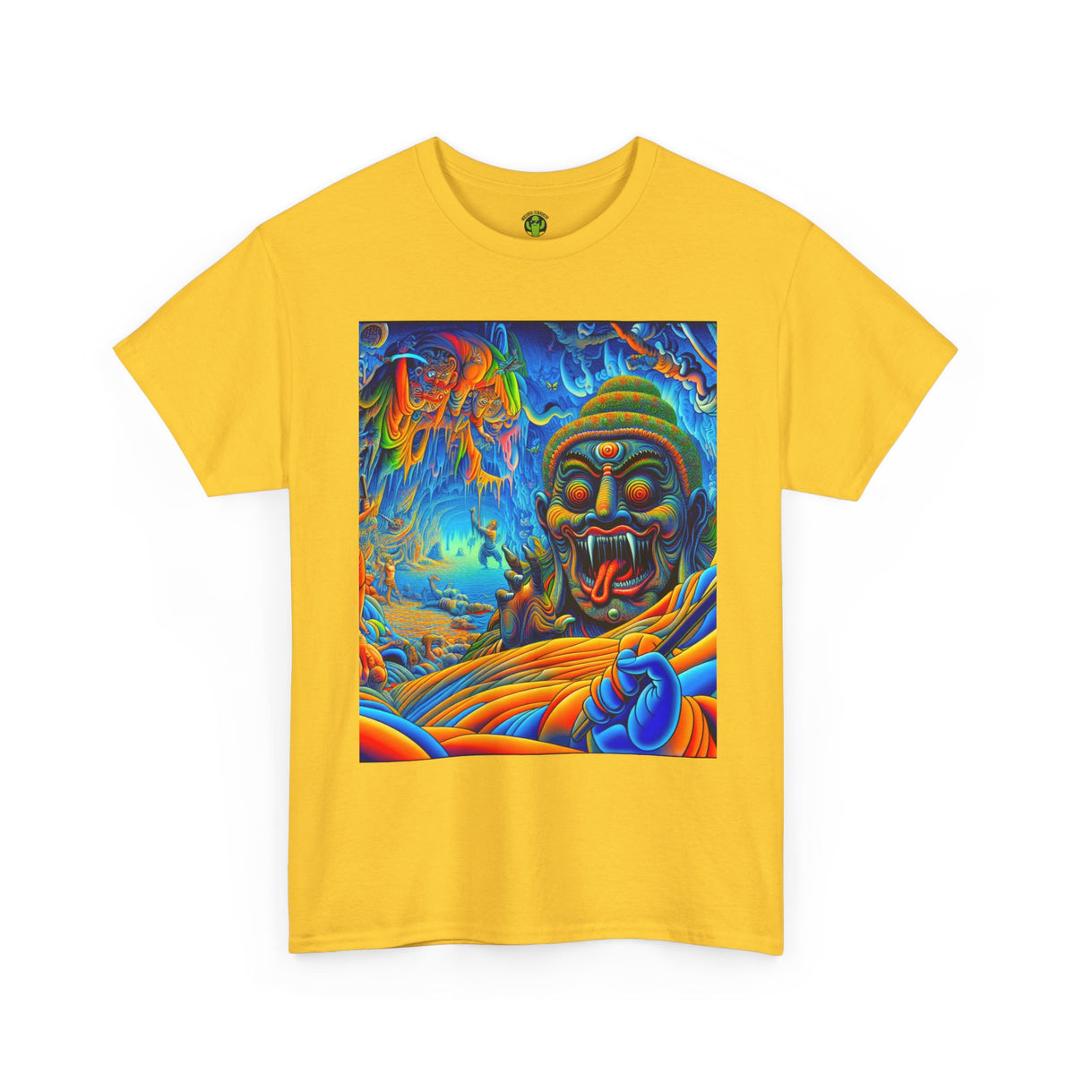 Vibrant Graphic Tee with Unique Art, Casual Wear, Gift for Art Lovers