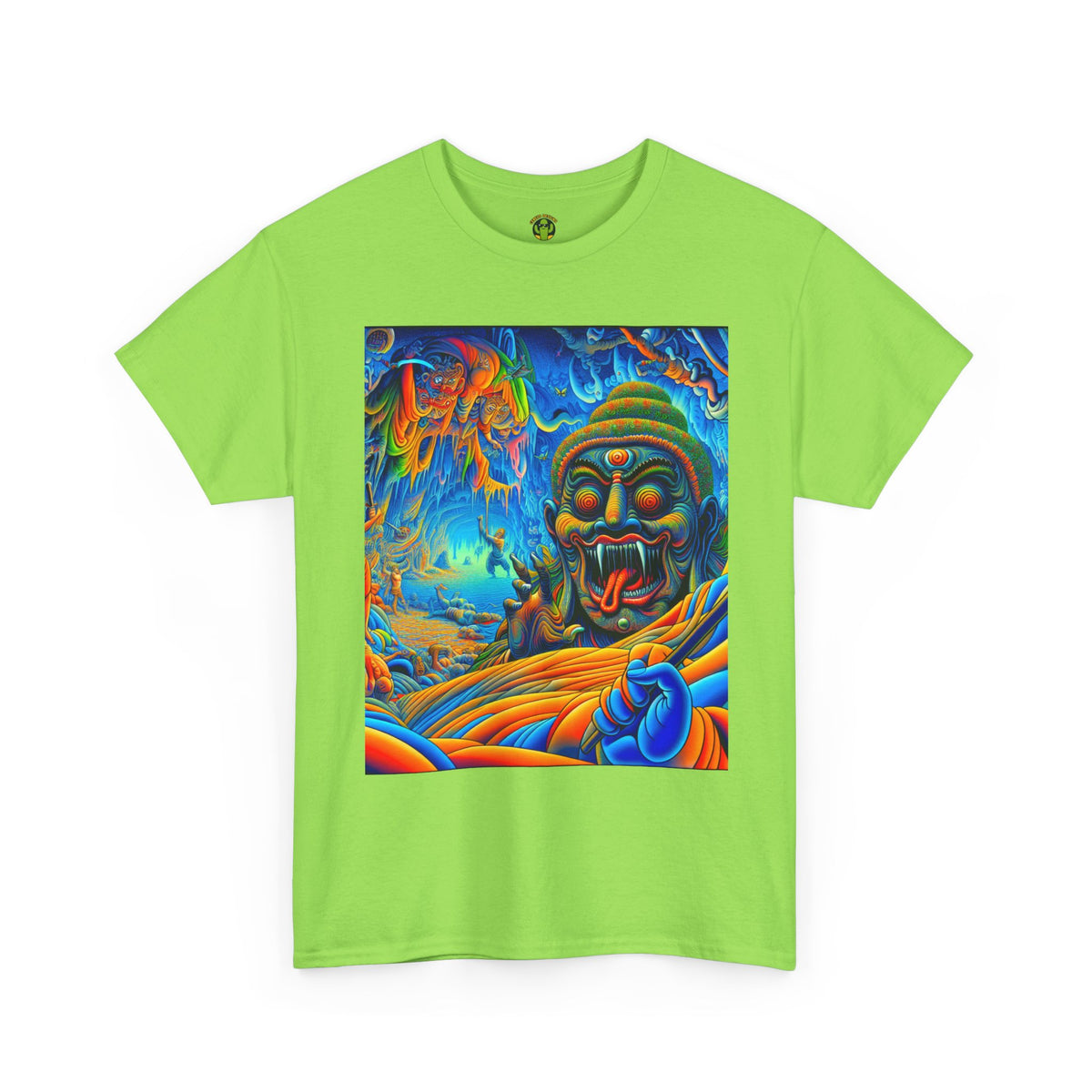 Vibrant Graphic Tee with Unique Art, Casual Wear, Gift for Art Lovers