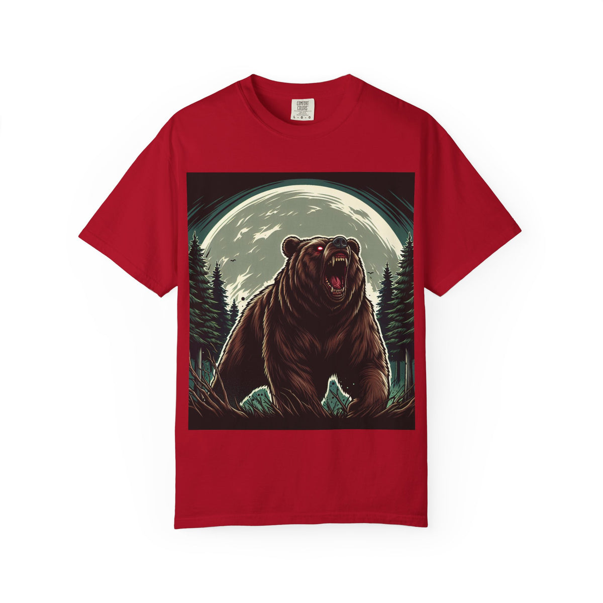 Unisex Bear Graphic T-shirt - Nature Lover's Shirt for Outdoor Adventures