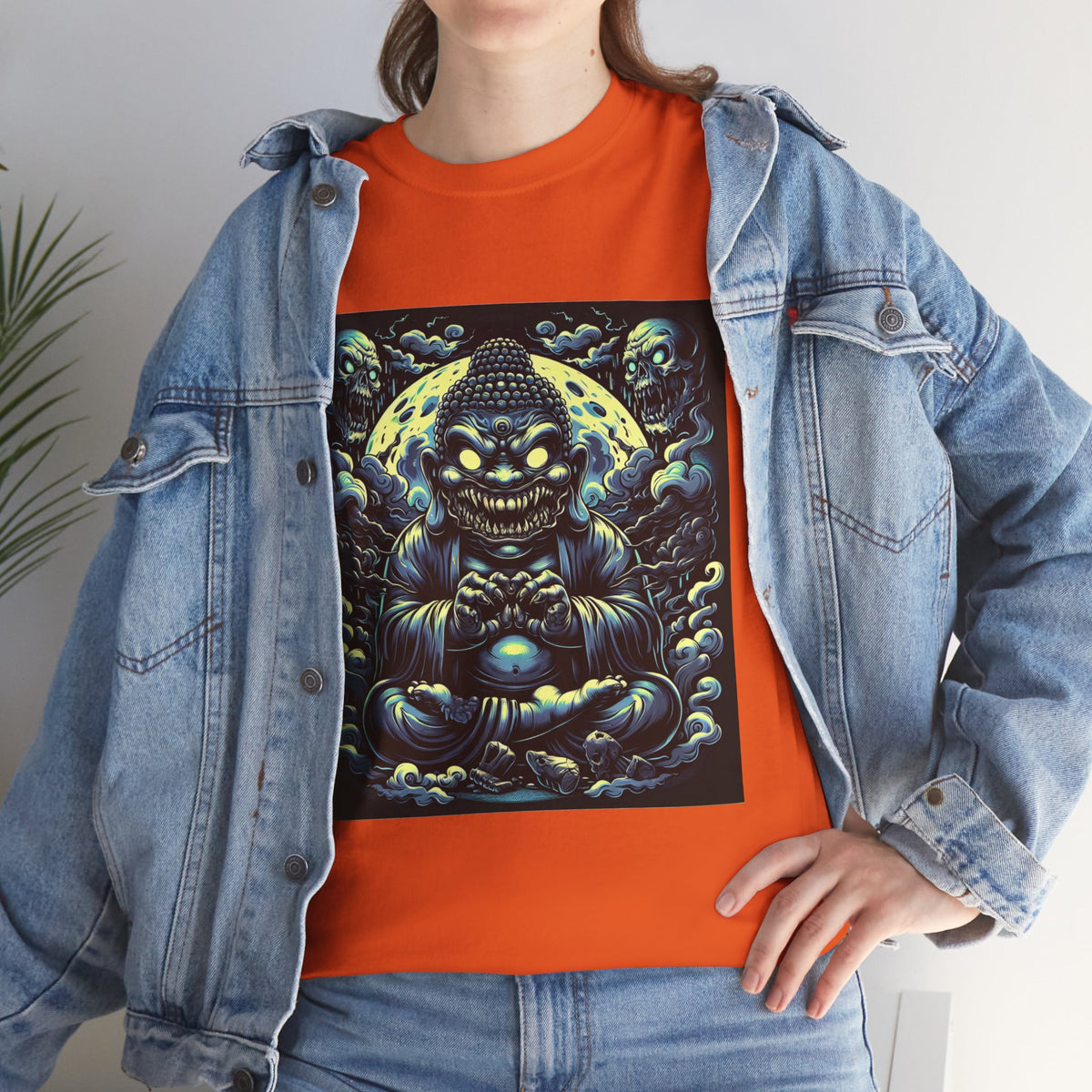 Mystical Buddha Tee, Spiritual Shirt, Meditation Apparel, Graphic T-Shirt, Unique Gift Idea