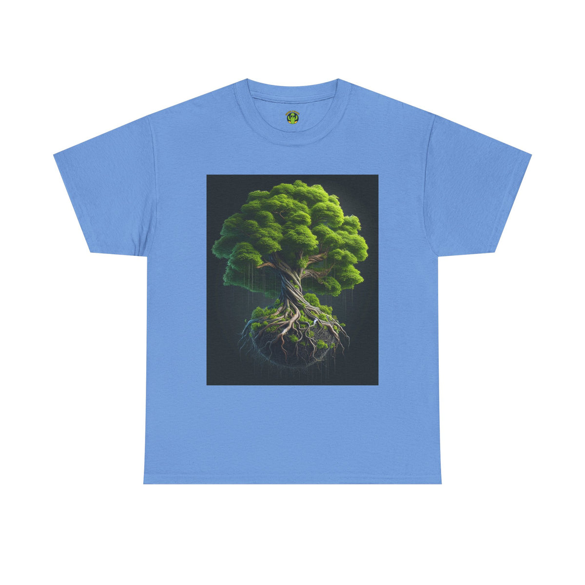 Eco-Friendly Unisex Heavy Cotton Tee - Tree of Life Design