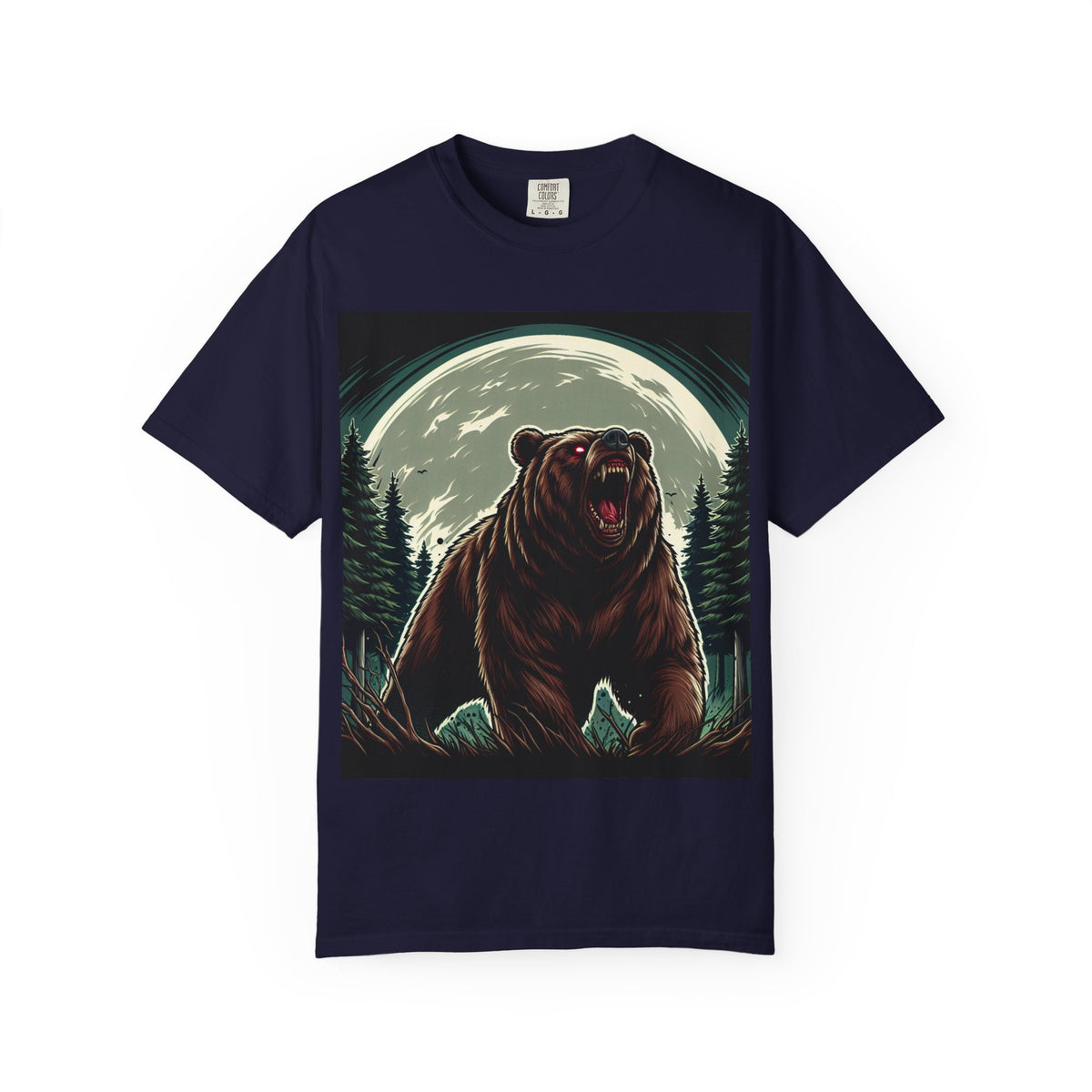 Unisex Bear Graphic T-shirt - Nature Lover's Shirt for Outdoor Adventures