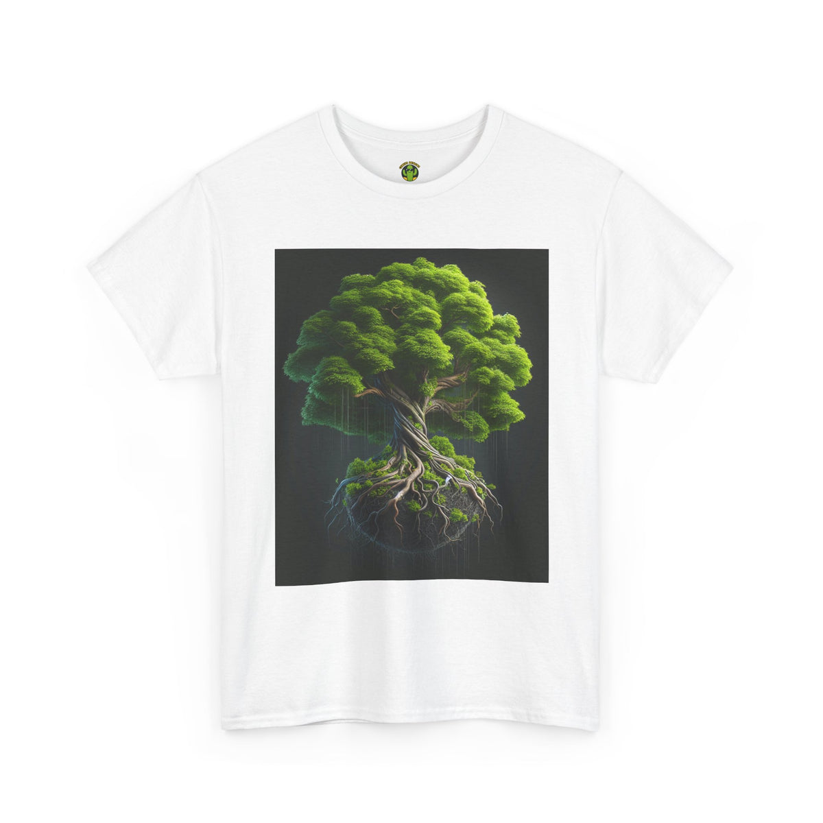 Eco-Friendly Unisex Heavy Cotton Tee - Tree of Life Design