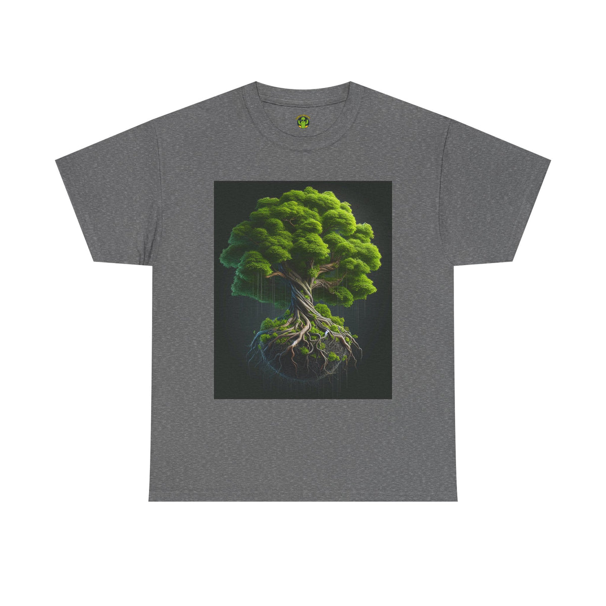 Eco-Friendly Unisex Heavy Cotton Tee - Tree of Life Design