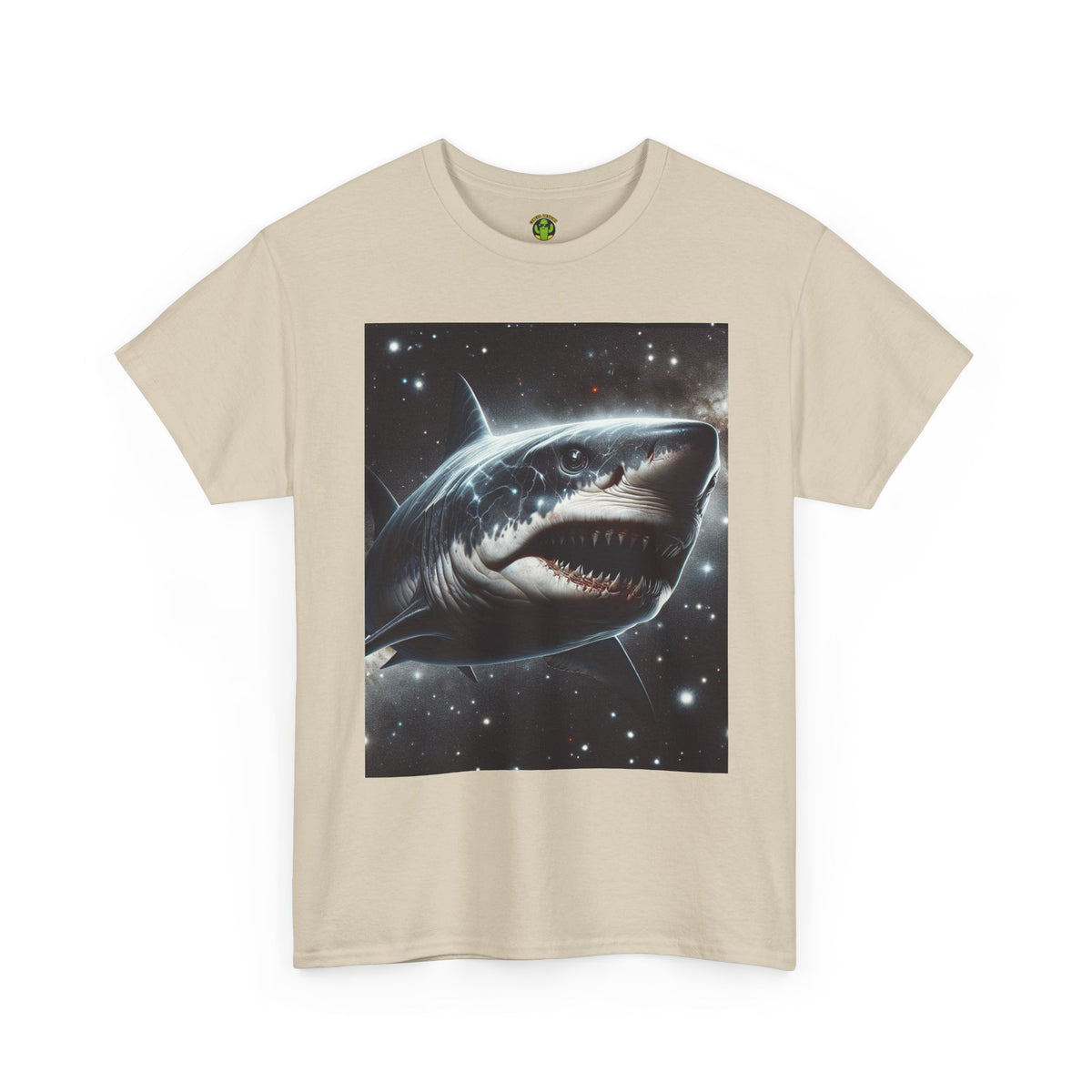 Shark Graphic Unisex Heavy Cotton Tee - Bold Ocean Vibes