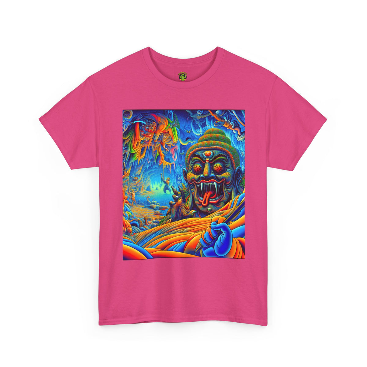 Vibrant Graphic Tee with Unique Art, Casual Wear, Gift for Art Lovers