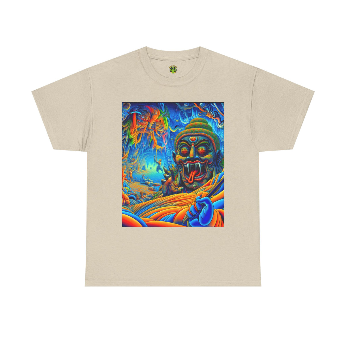 Vibrant Graphic Tee with Unique Art, Casual Wear, Gift for Art Lovers
