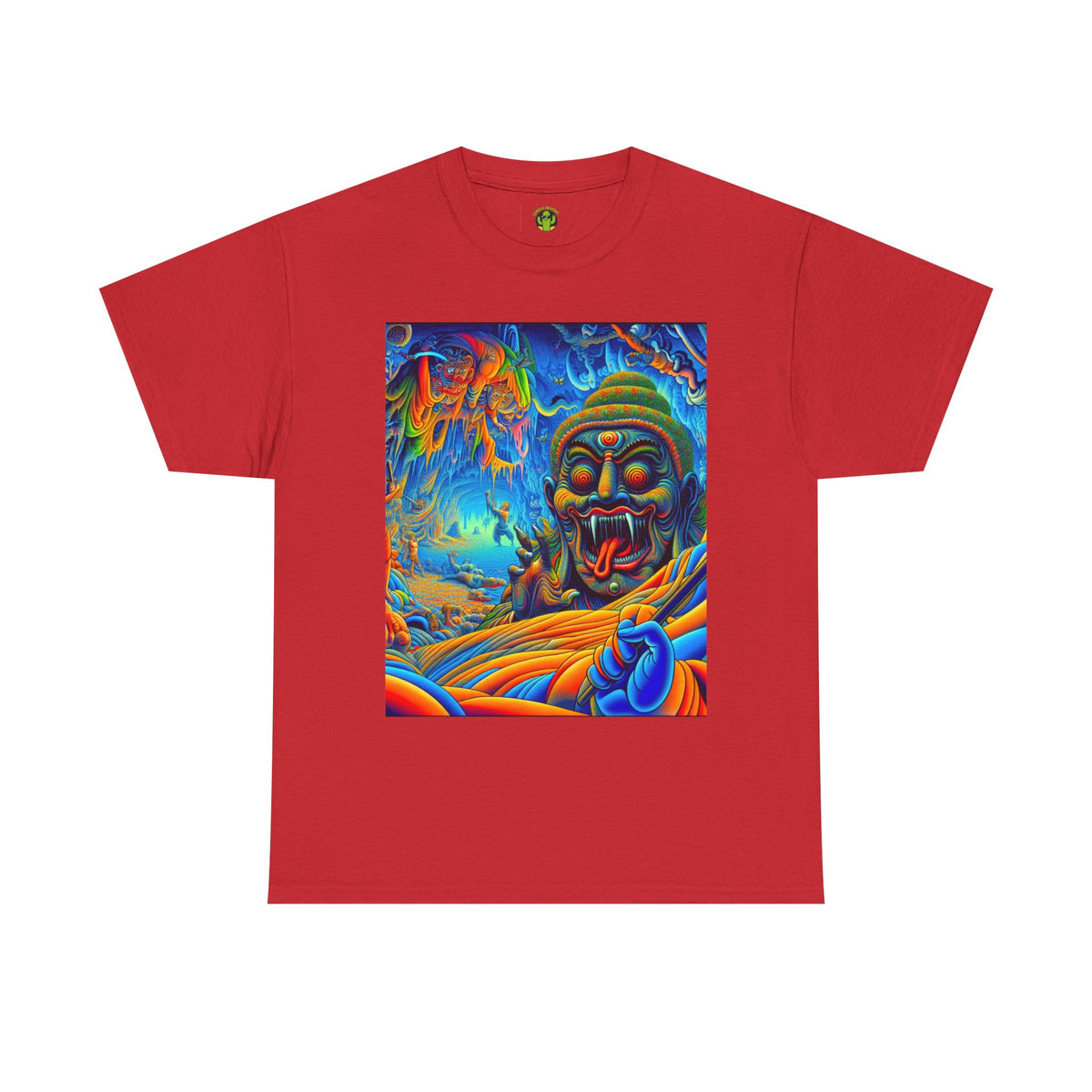 Vibrant Graphic Tee with Unique Art, Casual Wear, Gift for Art Lovers