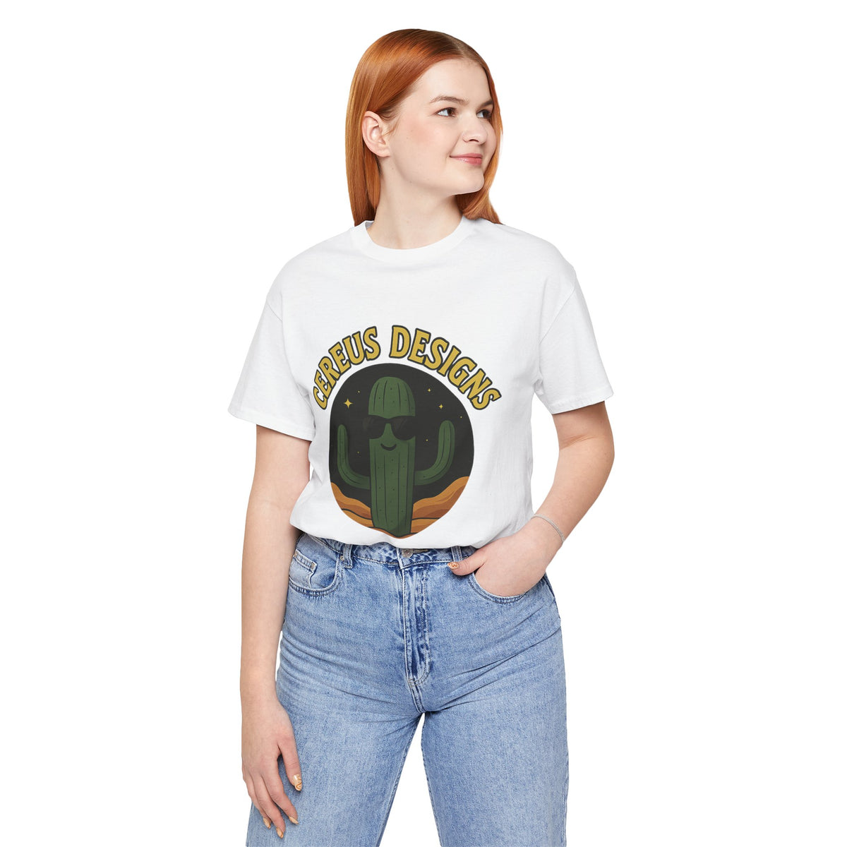 Cactus Vibes Tee - Unisex Jersey Short Sleeve T-Shirt, Let's Get Cereus Shirt, Cactus Lover Gift, Summer Fashion, Fun Graphic Tee