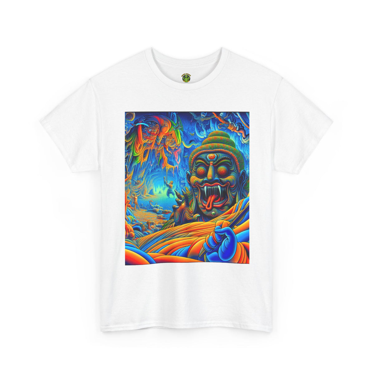 Vibrant Graphic Tee with Unique Art, Casual Wear, Gift for Art Lovers