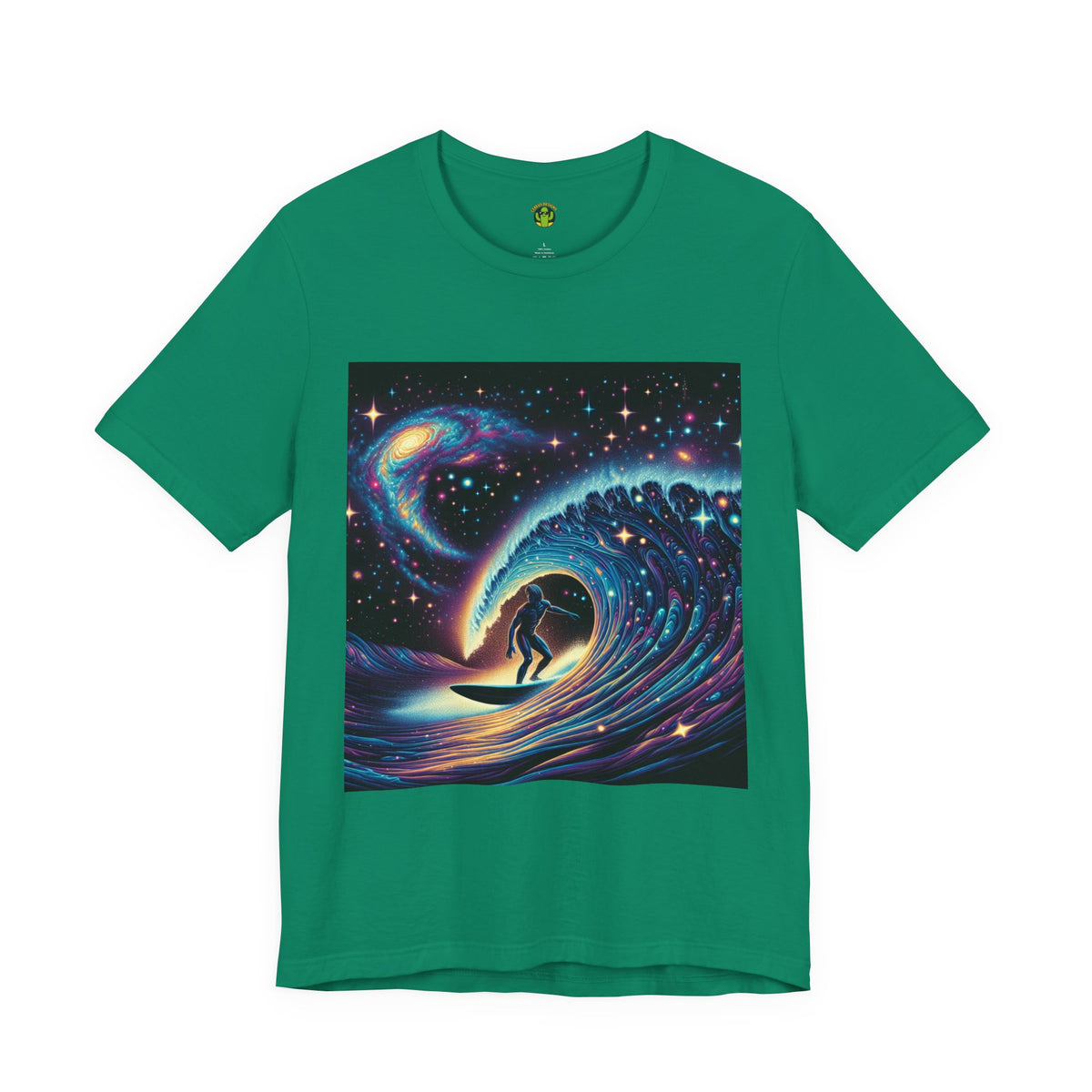 Cosmic Wave Tee Graphic Tee, Galaxy Art T-Shirt