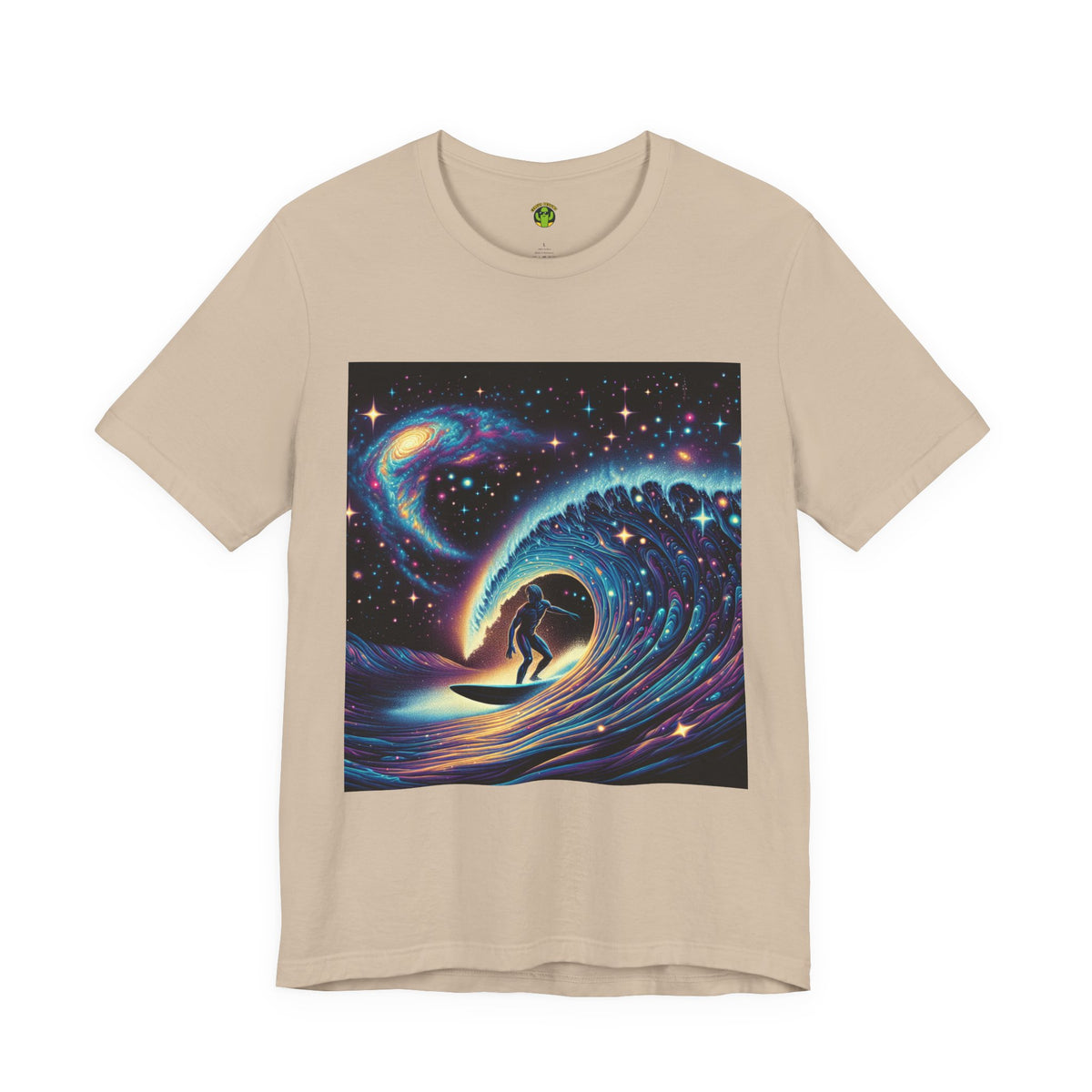 Cosmic Wave Tee Graphic Tee, Galaxy Art T-Shirt