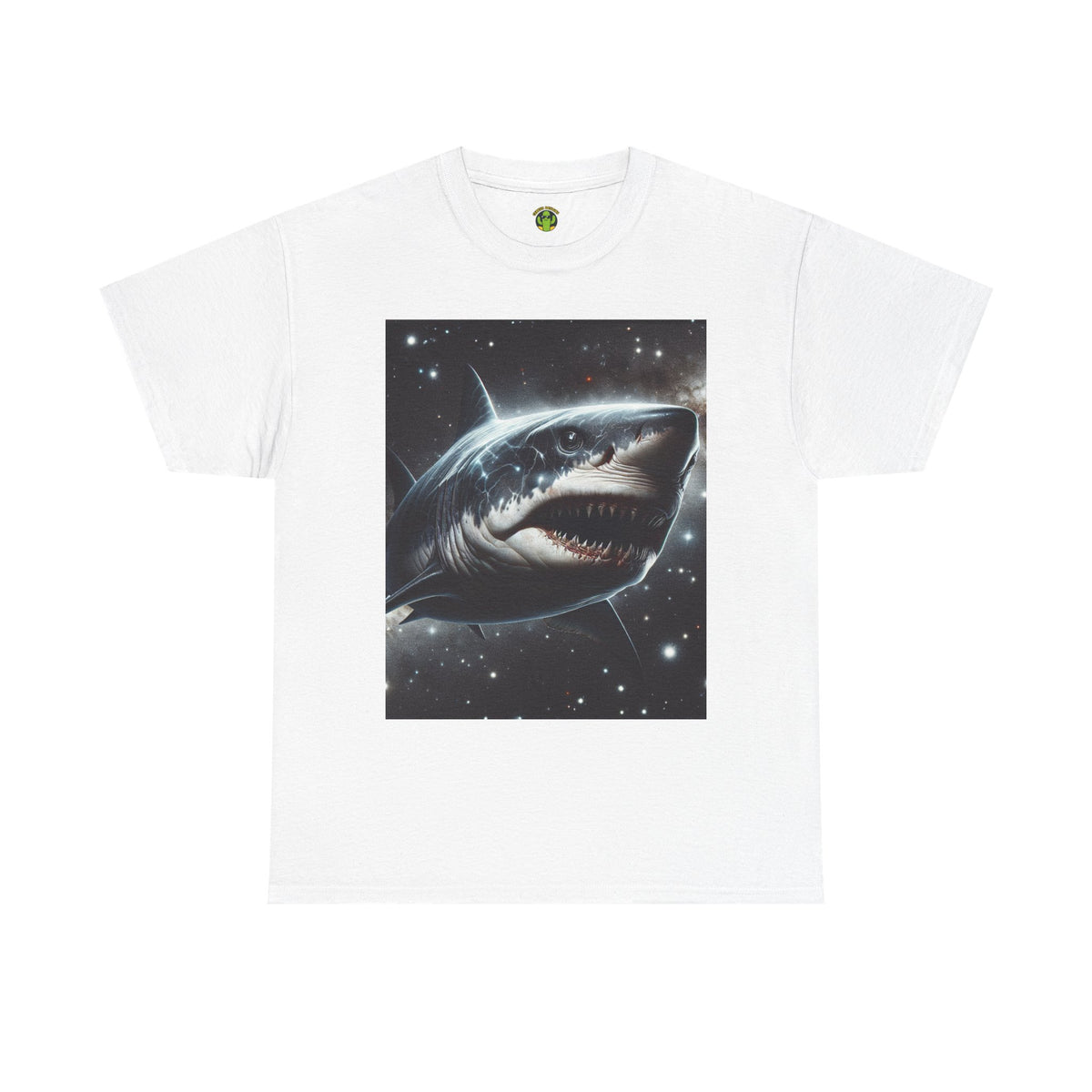 Shark Graphic Unisex Heavy Cotton Tee - Bold Ocean Vibes