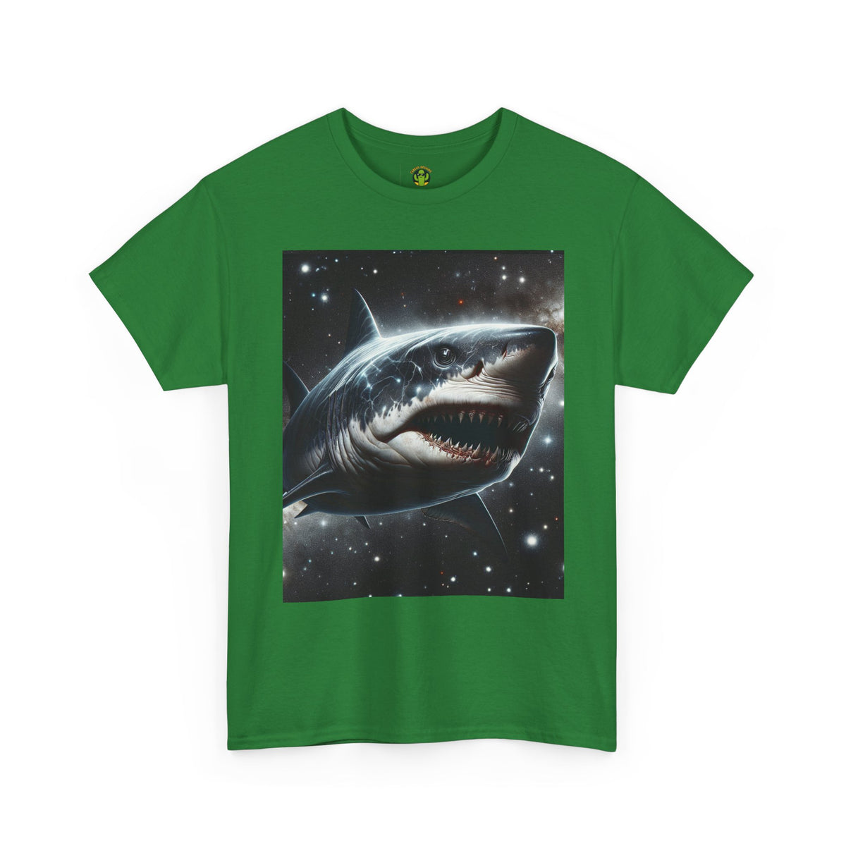 Shark Graphic Unisex Heavy Cotton Tee - Bold Ocean Vibes
