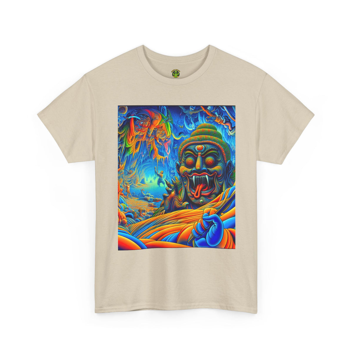 Vibrant Graphic Tee with Unique Art, Casual Wear, Gift for Art Lovers