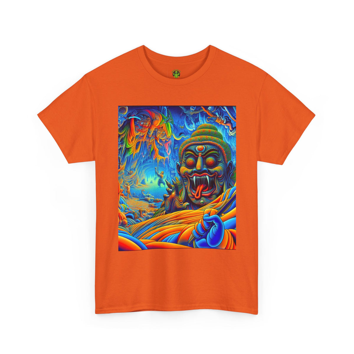 Vibrant Graphic Tee with Unique Art, Casual Wear, Gift for Art Lovers