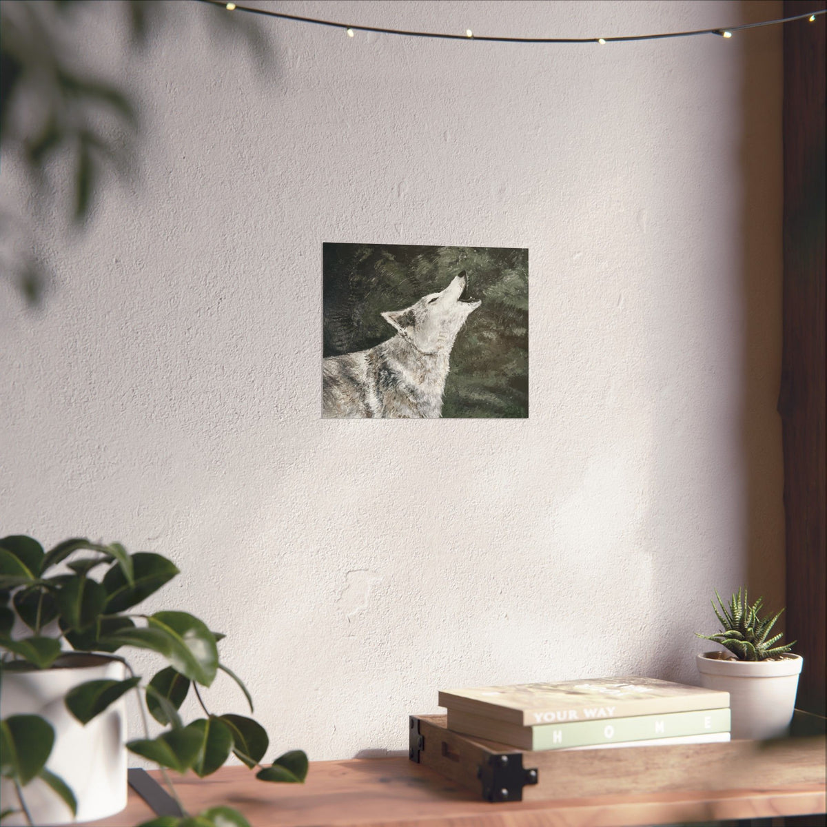 Unheard — Wolf Art Print | Original Acrylic Painting Reproduction