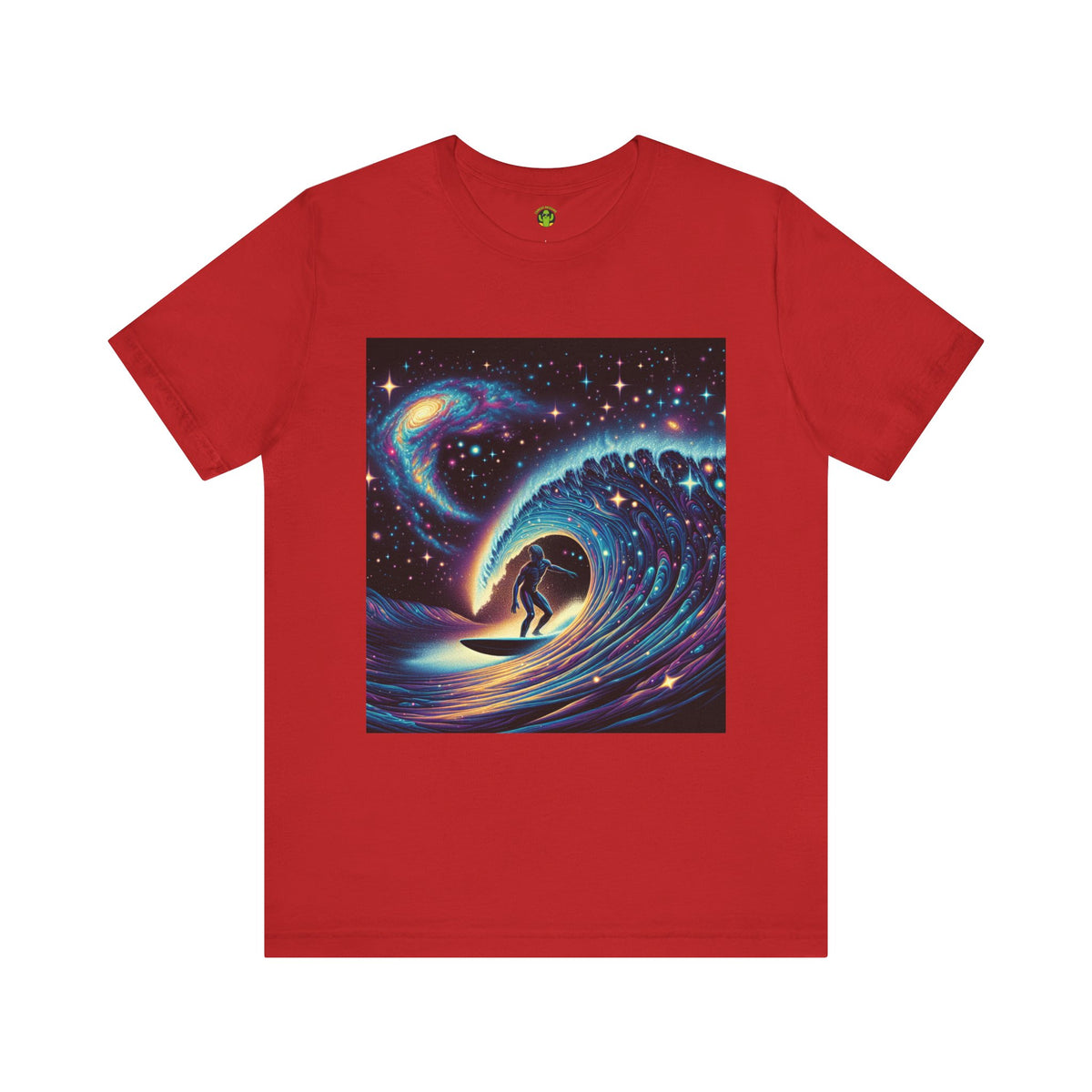 Cosmic Wave Tee Graphic Tee, Galaxy Art T-Shirt