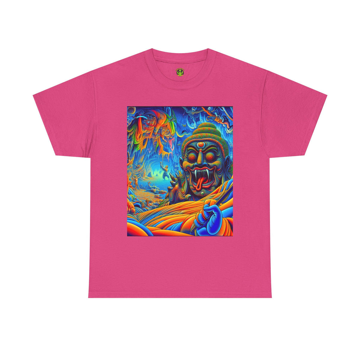 Vibrant Graphic Tee with Unique Art, Casual Wear, Gift for Art Lovers