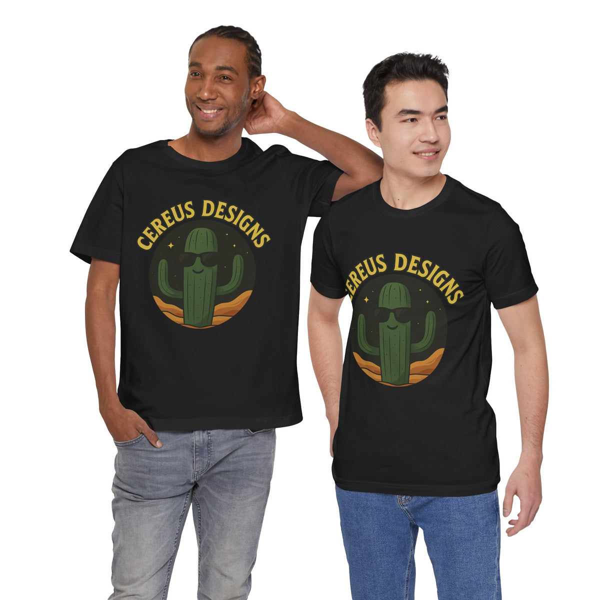 Cactus Vibes Tee - Unisex Jersey Short Sleeve T-Shirt, Let's Get Cereus Shirt, Cactus Lover Gift, Summer Fashion, Fun Graphic Tee