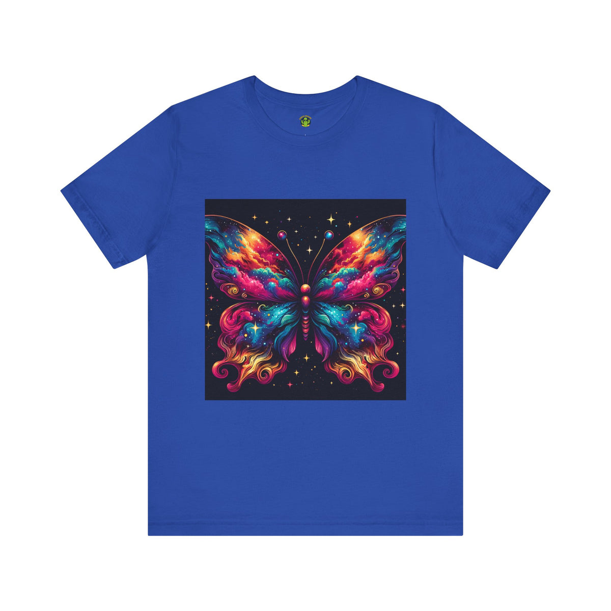 Vibrant Butterfly Art Tee | Colorful Graphic Top, Butterfly Lover