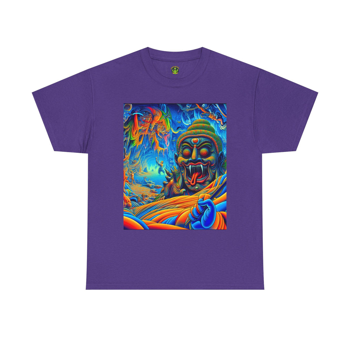 Vibrant Graphic Tee with Unique Art, Casual Wear, Gift for Art Lovers