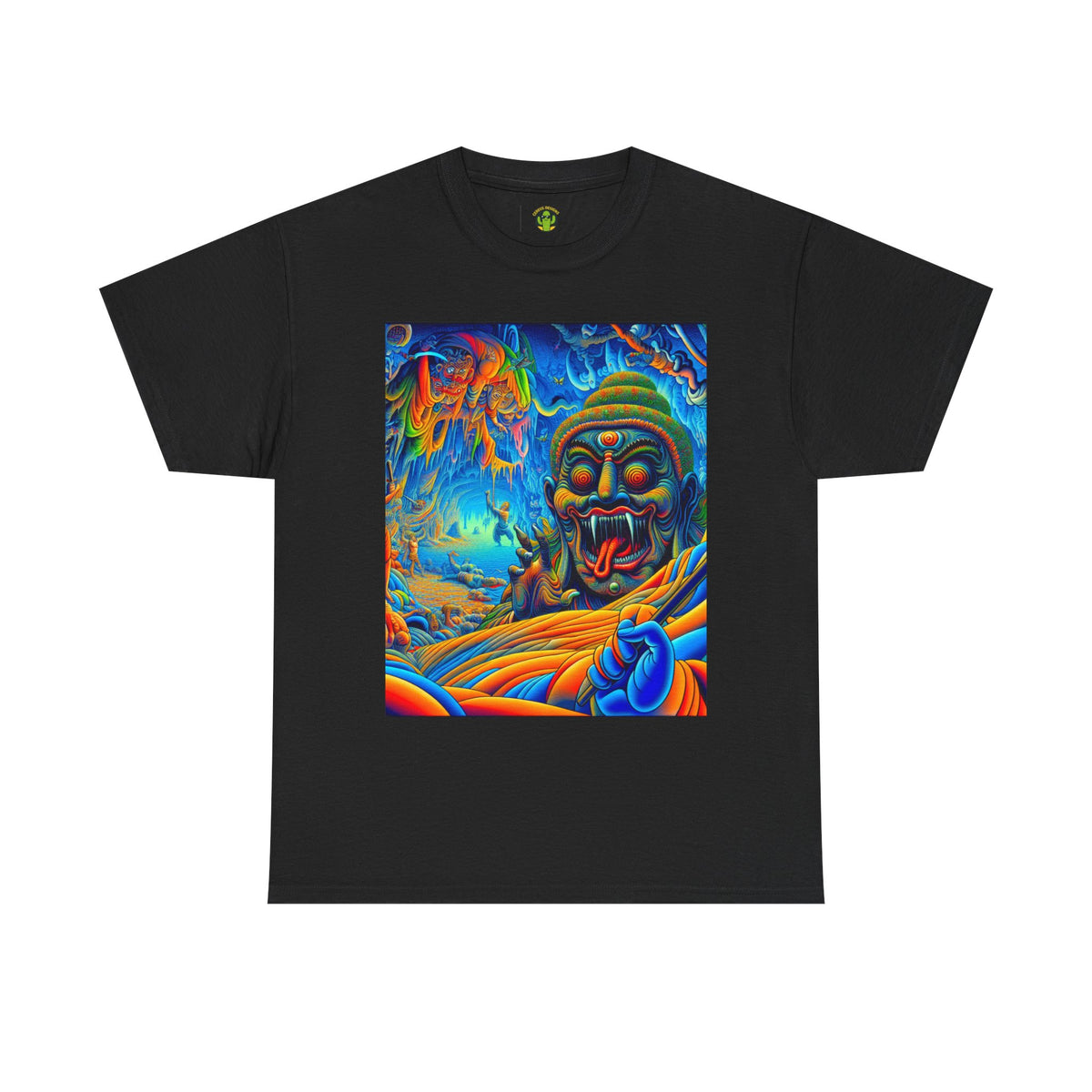 Vibrant Graphic Tee with Unique Art, Casual Wear, Gift for Art Lovers