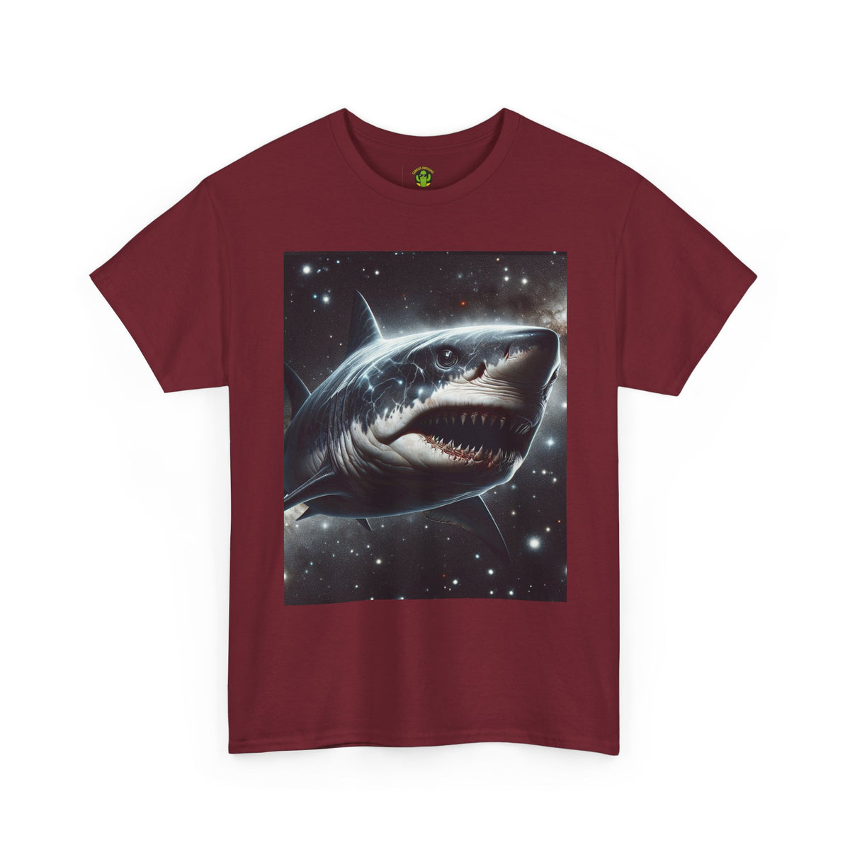 Shark Graphic Unisex Heavy Cotton Tee - Bold Ocean Vibes
