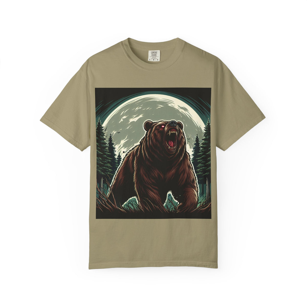 Unisex Bear Graphic T-shirt - Nature Lover's Shirt for Outdoor Adventures