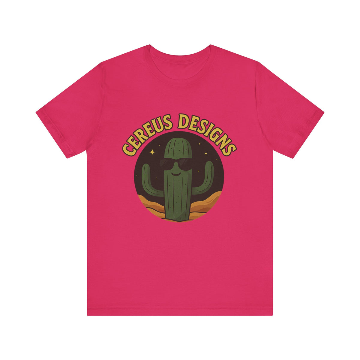 Cactus Vibes Tee - Unisex Jersey Short Sleeve T-Shirt, Let's Get Cereus Shirt, Cactus Lover Gift, Summer Fashion, Fun Graphic Tee