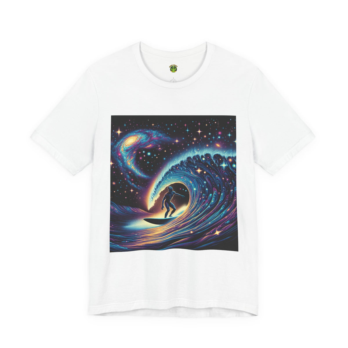 Cosmic Wave Tee Graphic Tee, Galaxy Art T-Shirt