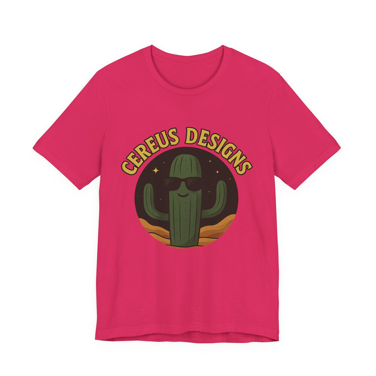 Cactus Vibes Tee - Unisex Jersey Short Sleeve T-Shirt, Let's Get Cereus Shirt, Cactus Lover Gift, Summer Fashion, Fun Graphic Tee