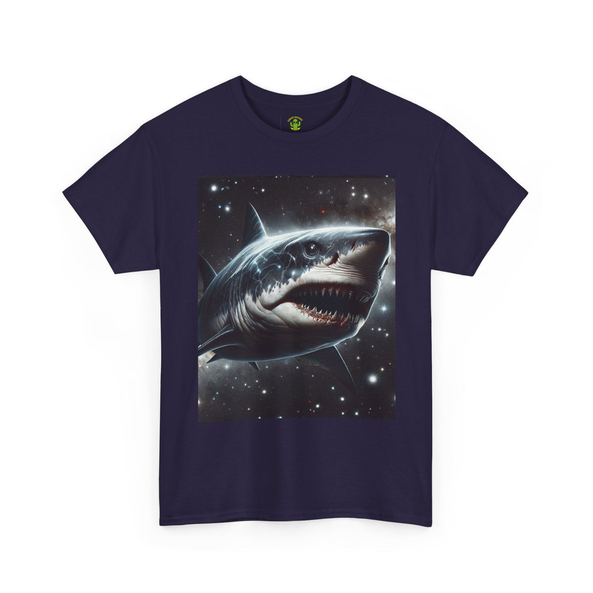 Shark Graphic Unisex Heavy Cotton Tee - Bold Ocean Vibes