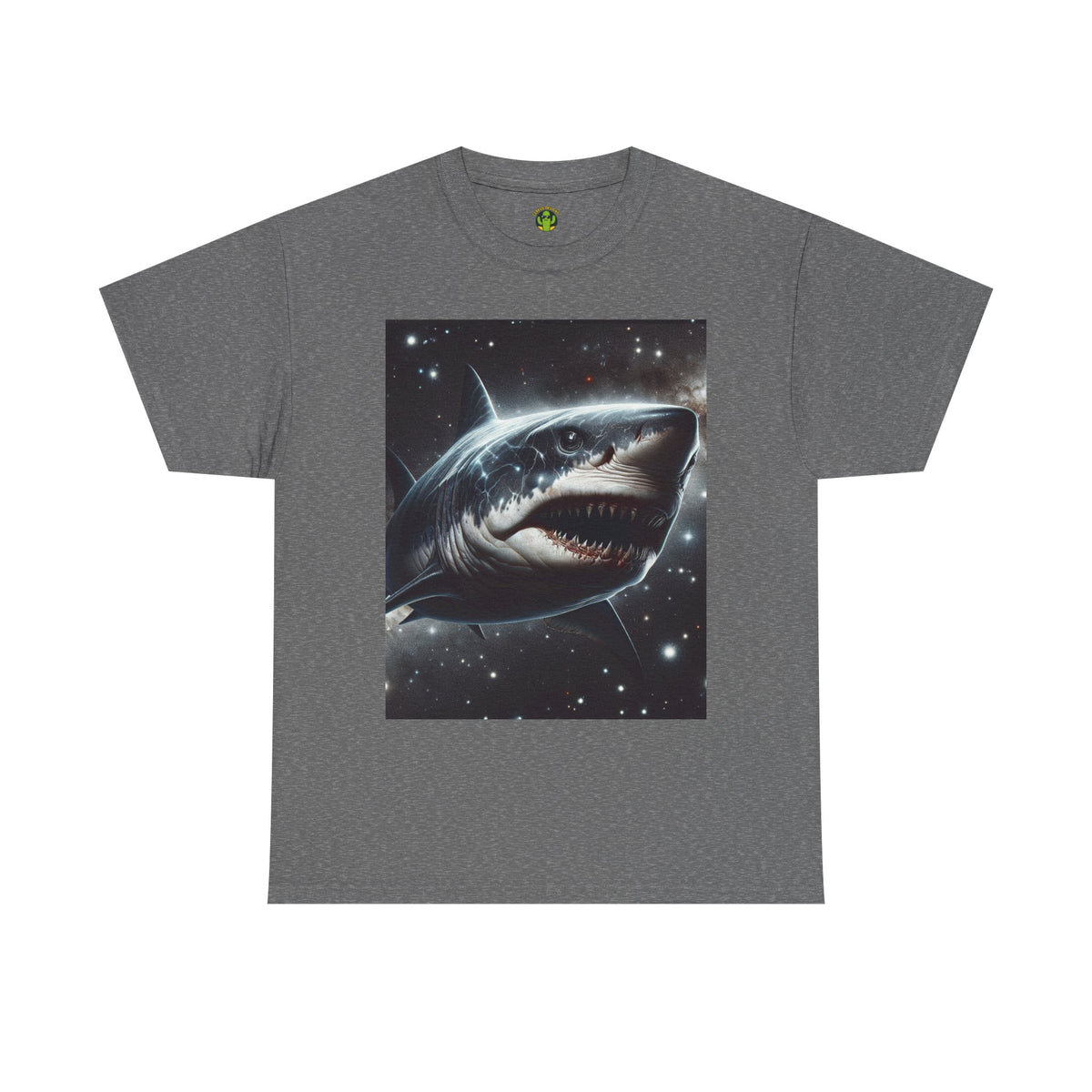 Shark Graphic Unisex Heavy Cotton Tee - Bold Ocean Vibes